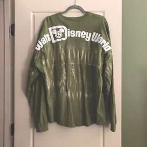 Disney World Sage Green Spirit Jersey - Size Large - L Tie Dye